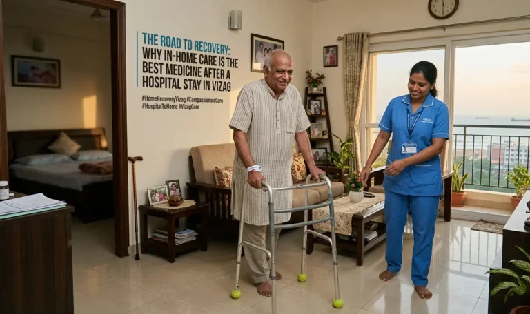 In-home care services in Visakhapatnam helping patients recover safely after hospital discharge